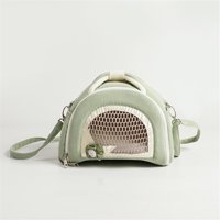 Xusx111 - Portador De Hámster Bolsa De Portador De Cerdo De Guinea Bolsa De Deslizador De Azúcar De Animales Pequeños Gerbil Erizo Portador De Viajes Portátil Bolsa De Cuelga Al Aire Libre Portador De