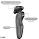 thumbnail image 3 of Afeitadora Gsh 1527 Sport Usb Wet&dry Black Con Trimmer, 3 of 3