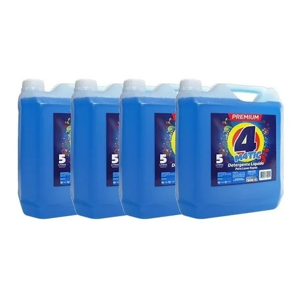 Alabalux - Pack De Detergente Concentrado - 20 Litros - 4 Bidones