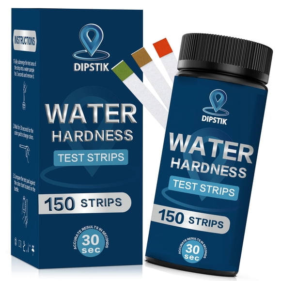 Kit de prueba de dureza del agua DIPSTIK 150 tiras 0-425 ppm