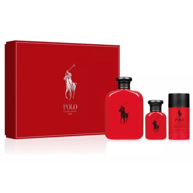Ralph Lauren - Set Polo Red Men Edt 125ml + 40ml + Deo 75ml