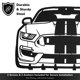 thumbnail image 3 of Portallaves MOOH de metal con 6 ganchos Ford Mustang 2021 negro, 3 of 8