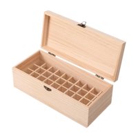 Ioensy - Expositor De Aceites Esenciales Con 40 Compartimentos De Madera Para Escritorio, Hotel Y Mujer.