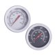 thumbnail image 3 of Acero Inoxidable BBQ Smoker Grill Termómetro Medidor De Temperatura 50-350 2Pcs, 3 of 4