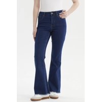 Fashionspark - Jeans Mujer Flare Monse Azul Oscuro