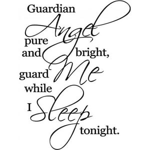 Rienda Libre Graphics - Decomural Guardian Angel Pure And Bright Prayer Ws-15127