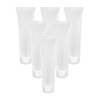 Magideal - 6X Envases Cosméticos Transparentes Recargables, Botellas Vacías De Tubos De Loción Cosmética De Repuesto, Tubos Cosméticos Vacíos Para Champú , Tapón De Rosca Tapón De Rosca De 20 Ml.