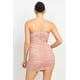 thumbnail image 4 of Vestido Mini De Tirantes Fruncido Con Ganchos Y Ojales, 4 of 5