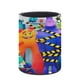 thumbnail image 3 of Monstruos en el Trabajo EGmoda-theme Cylinder Pen Holder Pencil Organizer with Flannel Lining PVC Leather Material Cardboard Base for study work 10*8CM, 3 of 6