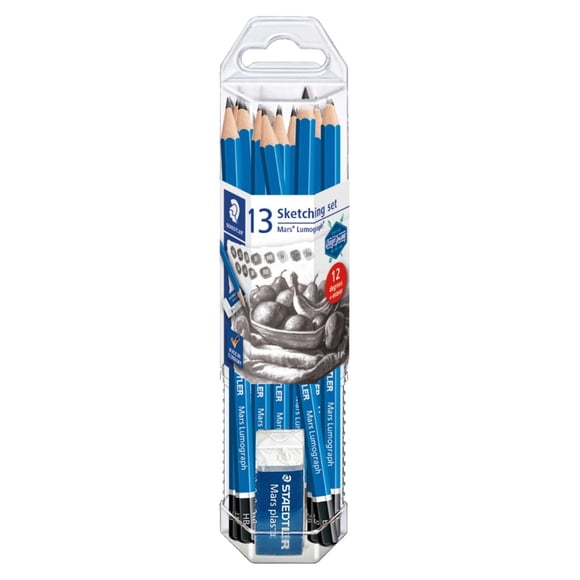 Set de 12 Lápices Artísticos STAEDTLER Mars Lumograph