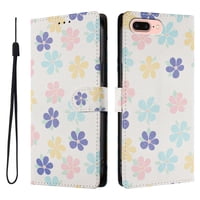 Foxdock Funda Tipo Cartera Para Iphone 7 Plus/8 Plus Con Soporte Y Correa – Diseño De Patrones Lindos