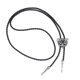 thumbnail image 1 of Punk Esqueleto Cráneo Bolo Corbata Cuero Corbata Collar Occidental Plata Antigua, 1 of 3