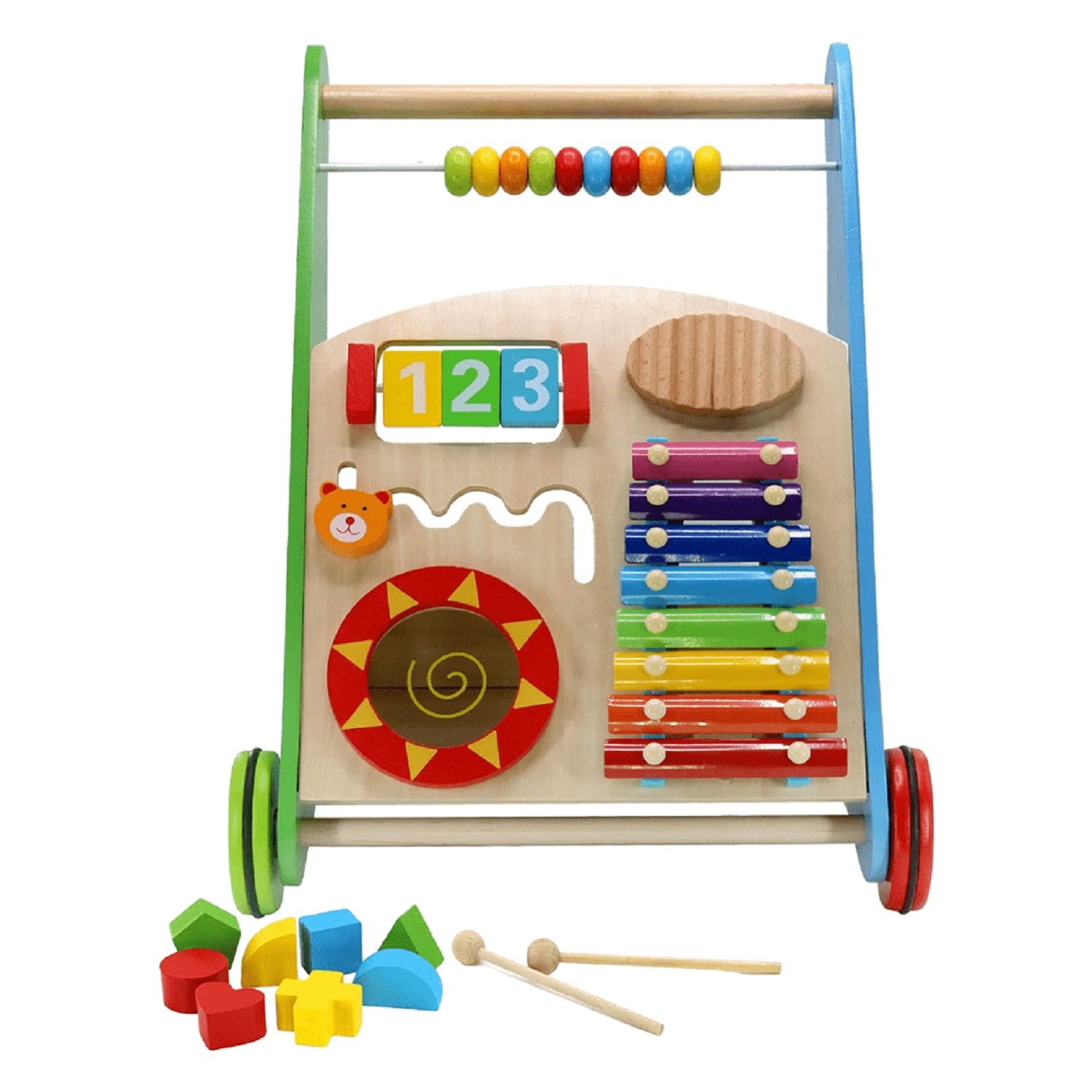 Kanggu - Andador Correpasillos Madera Didáctico