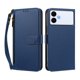 thumbnail image 1 of Funda Tipo Billetera para samsung galaxy S26 Edge con Soporte y Bolsillo con Cierre Azul profundo, 1 of 1
