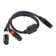 thumbnail image 2 of Cable De Audio XLR Hembra De 5 Pines A Doble XLR Hembra De 3 Pines, Cable Estéreo, 2 of 5