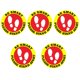 thumbnail image 5 of Etiqueta De Calcomanía Social De Distanciamiento Etiqueta De 6 Pies Aviso De Piso Para Colas C, 5 of 5