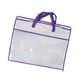 thumbnail image 4 of Bolsa de almacenamiento para mantas, organizador de ropa, contenedor con cremallera, bolsa de almacenamiento para edredón, organizador de armario para borde violeta, 4 of 5