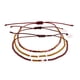thumbnail image 1 of Pack Pulseras Mostaza, Café y Terracota con Mostacillas de Plata multicolor Talla única, 1 of 4