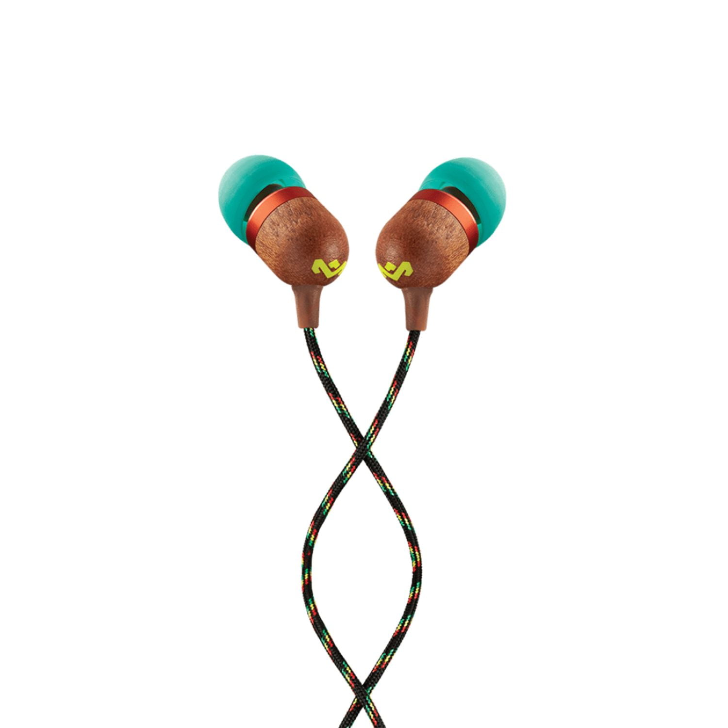 Auriculares Con Cable House Of Marley Smile Jamaica Con Micrófono Rasta