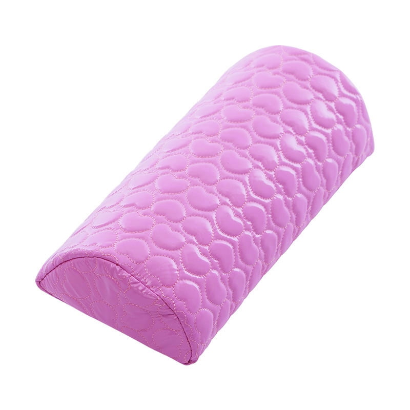 Xmhytop Cojín De Mano Para Arte De Uñas, Almohadilla De Soporte De Mesa Con Esponja Suave, Reposo De Manos Para Salón De Manicura, Desmontable Y Lavable, Color Rosa