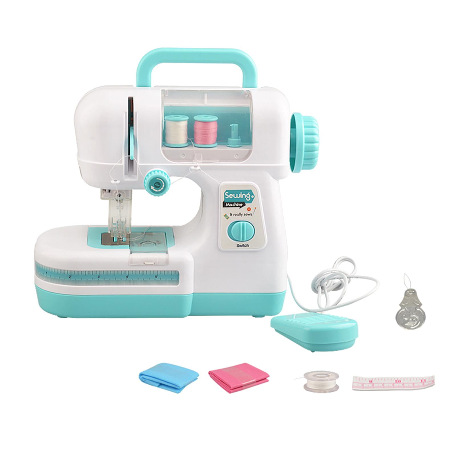 Magideal - Juguete De De Coser, Mini De Coser Eléctrica Para Niños, Primera De Coser, Juguete De Artes Y Manualidades Para Niños De 8 Año Verde