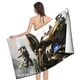 thumbnail image 4 of Titanfall Toalla de playa de secado rápido con diseño temático, regalo para mujeres y niñas, ideal para cumpleaños, fans, amantes de la música, uso en la playa o al aire libre, 78 × 180 cm, 4 of 6