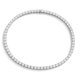 thumbnail image 1 of Collar de Tenis de Moissanita 56cttw-90cttw para Mujer Hombres Piedra Principal 1Uds Color D VVS1 Cadena de Diamantes de Plata de Ley Collar con Certificado de Autenticidad GRA, 1 of 8