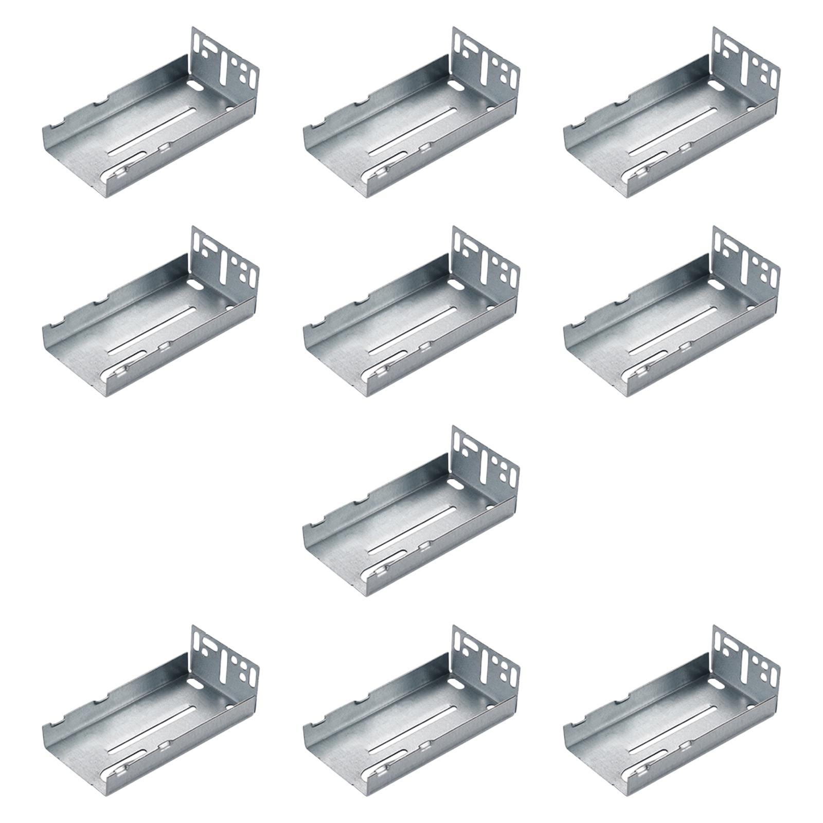Magideal - 10 Piezas De Repuesto De Soportes Deslizantes Para Cajones, Prácticos Y Suaves, Soportes De Montaje Traseros De Alto Rendimiento Para Uso Profesional