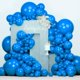 thumbnail image 1 of Globos PartyWoo 140 piezas azul perla de varios tamaños, 1 of 6