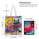 thumbnail image 5 of Sabrina: The Animated Series Bolso de tela con estampado de lienzo para mujer, bolsa de compras reutilizable y estética, con cremallera interior, regalo para mujer,40*40cm., 5 of 6