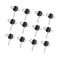 Magideal - 12 Piezas De Aisladores De Alambre De Anclaje Para Manija De Puerta De Cerca Eléctrica, Aisladores De Cerca Eléctrica Para Postes De Madera Para Puert