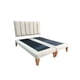 thumbnail image 2 of Cama King Lineal Beige Felpa, 2 of 3