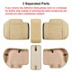 thumbnail image 4 of Cubierta de asiento trasero Sunny color 155 cm Beige de cuero PU, 4 of 6