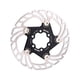 thumbnail image 2 of Rotor de freno de disco hidráulico de bicicleta ligera, disipación de calor de Rotor de bicicleta, pastillas de freno de disco flotante para bicicleta Negro 140mm, 2 of 5