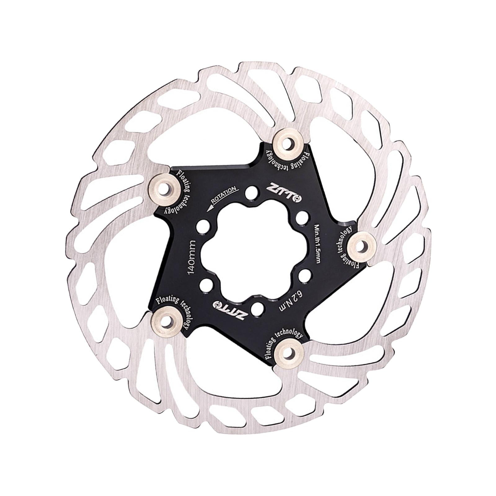 Ioensy - Rotor De Freno De Disco De Bicicleta Disco De Freno De Bicicleta Para Bicicletas De Carretera Mtb Negro 140mm