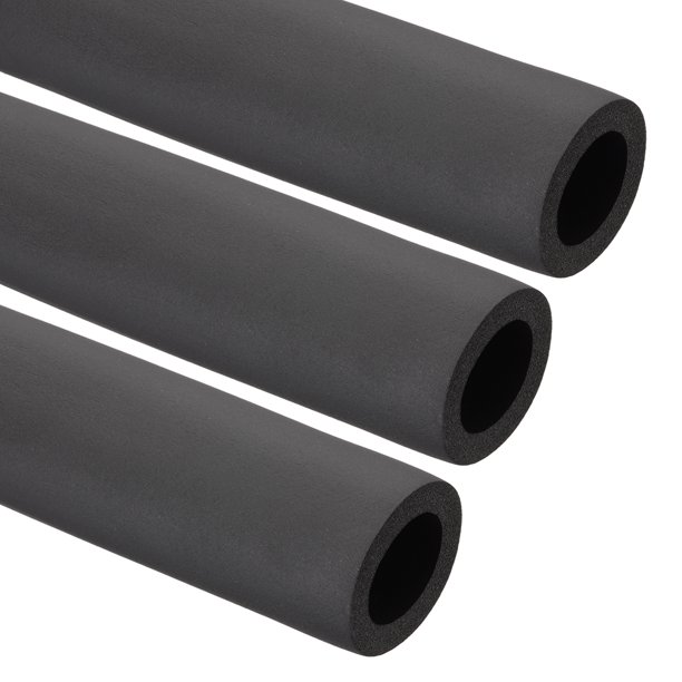 Uxcell Tubo de Espuma de Aislamiento, Cubierta de Tubería Envoltura de Barra de Relleno para Agarre de Manija Unidades de Aire Acondicionado Exterior HVAC 6Ft x 1-1/4" x 2"