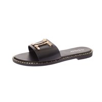 Sandalia Negro Vía Franca