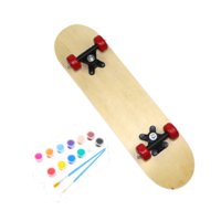 Ioensy - Patineta De Graffiti En Blanco Para Niños, Patineta Diy Para Niños, Para Principiantes, Profesionales, 60 X 15 Cm