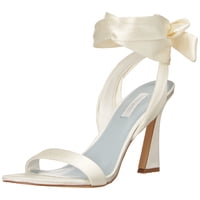 Sandalia Con Tacón Nine West Kelsie7 Para Mujer, Color Marfil, Talla 5