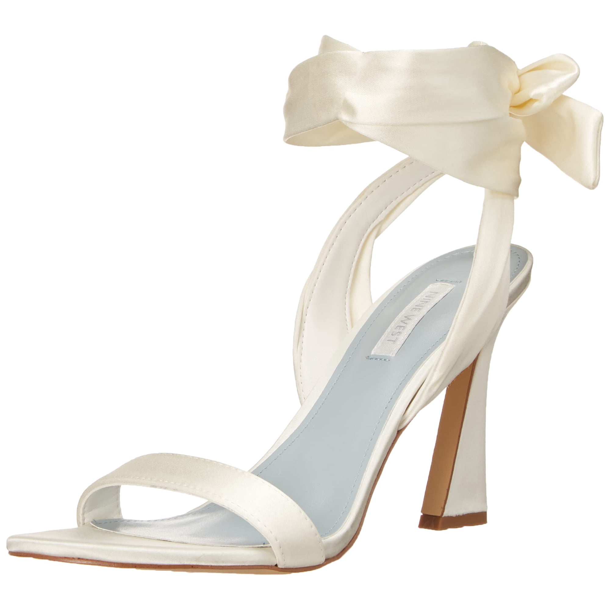 Sandals Nine West Kelsie7 Con Tacón Para Mujer, Color Marfil, Talla 8