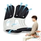 thumbnail image 1 of Silla ergonómica curble [para adultos] con respaldo negro, 1 of 7