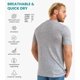 thumbnail image 3 of CAMISETA Merino.tech XL Gris Melange + Calcetines, 3 of 8