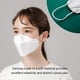 thumbnail image 5 of Mascarilla Facial Micro dust Protection Kf94 White Medium X20, 5 of 7