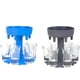 thumbnail image 1 of Dispensador de chupitos de seis maneras, ideal para fiestas, dispensador de 6 chupitos, dispensador de chupitos de bar, dispensador de cócteles (gris y azul), 1 of 7