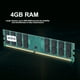 thumbnail image 4 of Módulo de memoria DDR2 de gran capacidad de 4 GB, transmisión rápida de datos a 800 MHz, RAM DDR2 de 4 GB para AMD, 4 of 5