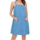 thumbnail image 1 of Vestido de baño/ducha para mujer, ligero, con cierre de tirantes y largo hasta la rodilla., 1 of 5