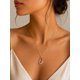 thumbnail image 2 of Collar Crystal Hook con Baño de Oro 18K., 2 of 3