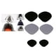 thumbnail image 1 of Inserciones para reparar el talón de zapatos Heng happy con 2 pares negros y 1 gris, 1 of 6