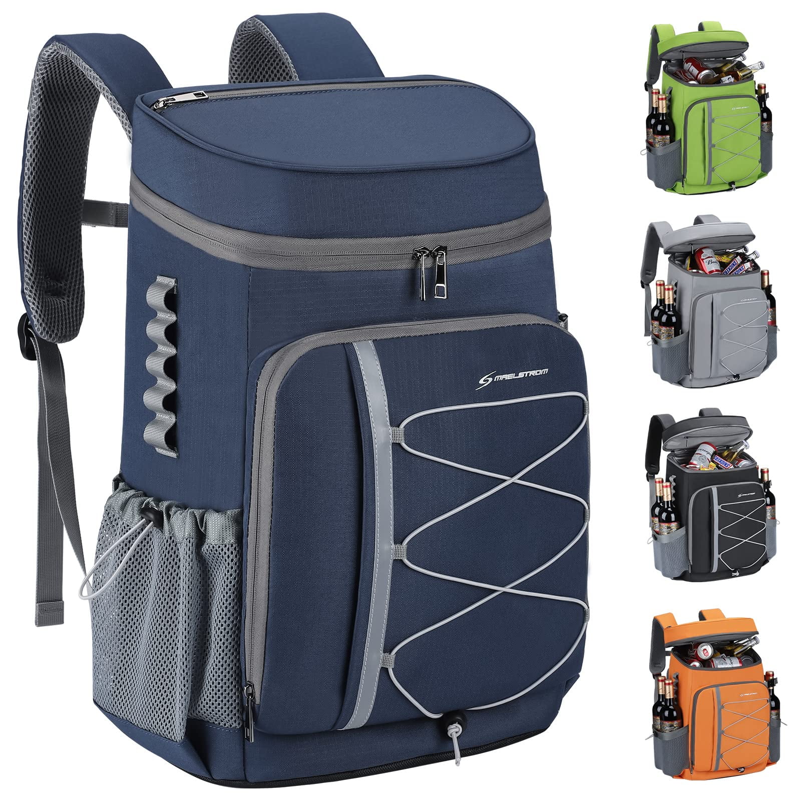 Mochila Térmica Maelstrom 35 Latas, A Prueba De Fugas, Aislante, Azul