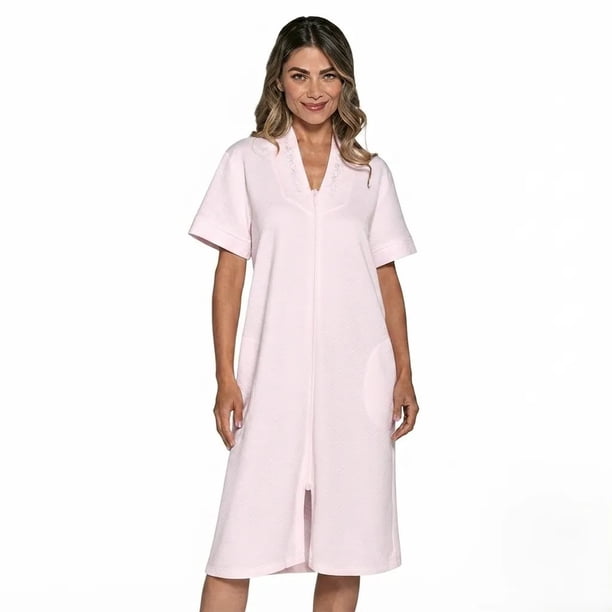 Bata Manga Corta Mujer Lady Genny B-315 Cotton
